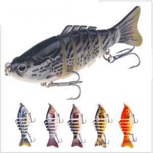 Hot sale 16g 10cm 7 Segments Multi Jointed Fishing Lures