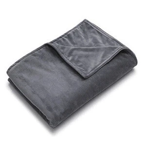 Hot sale 60*80 20lbs weighted blanket bamboo fiber glass beads weighted blanket adult weighted blanket