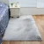 Import Hot Sale Black Faux Fur Area Rugs Fluffy Fur Carpet from China