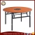 Import Hot sale high quality folding wooden polywod top for party furniture round restaurant table from China