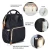 Import hot sale multi-funtion waterproof large capacity baby backpack diaper bag with changing pad from China