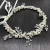 Import Hot sale silver color strip pearl bridal hair accessories crystal hair headbands wedding bridal hair jewelry from China