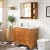 Import Hot sell furniture waterproof western bathroom vanity with marble top from China