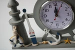Hot selling ocean beach style Handcrafted wood decorative antique wall clock