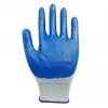Hot selling smooth nitrile coated garden glove silk liners rubber