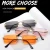 Import Hot Selling Vintage Small Size Rectangle Frameless Sunglasses Ocean Lens Rimless Women Man UV400 Sun Glasses from China
