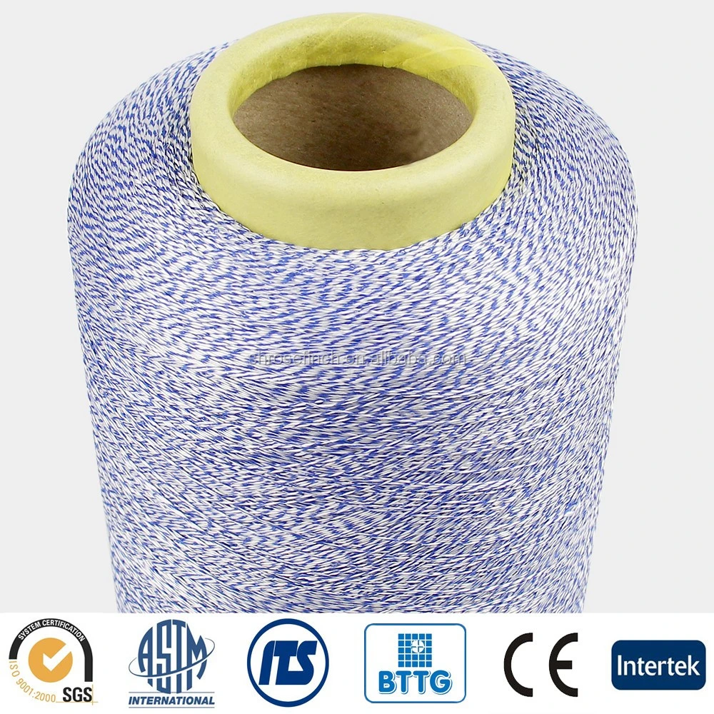 HPPE Nylon Polyester Fiberglass Elastic fiber Anti-cut EN 5 Yarn Cut resistant UHMPE Yarn