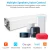 iCombo Wifi control smart extendable curtain track motorized adjustable curtain rail