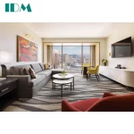 IDM-A324 Modern Luxury Style Hotel Room Furniture Bedroom Set Custom Five Star Hotel