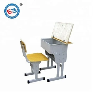 India used Vintage school student desk and chair study school chair classroom chair for sale