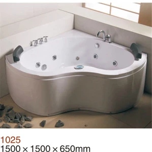 Indoor corner spa hot tub, whirlpool spa, Massage Bathtub