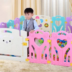 Indoor Mini Eco-friendly Kids Furniture Baby Plastic Fences, Baby Playpen