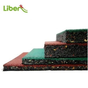 Indoor Outdoor Gym Rubber Mat, Professional Rubber Mat for Playground, Colorful Rubber Floor Matting