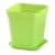 Import indoor polish square seedling trays rose plastic flower pot wholesale from China