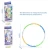 Import Indoor Sport Exercise Detachable Hula Hoops Plastic Light Weighted HulaHoop Fat Burning Slimming Toy For Adults And Kids from China