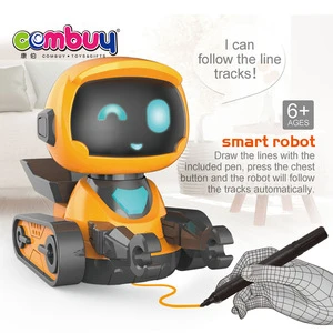 Inductive drawing line tracking follower electric toys robot