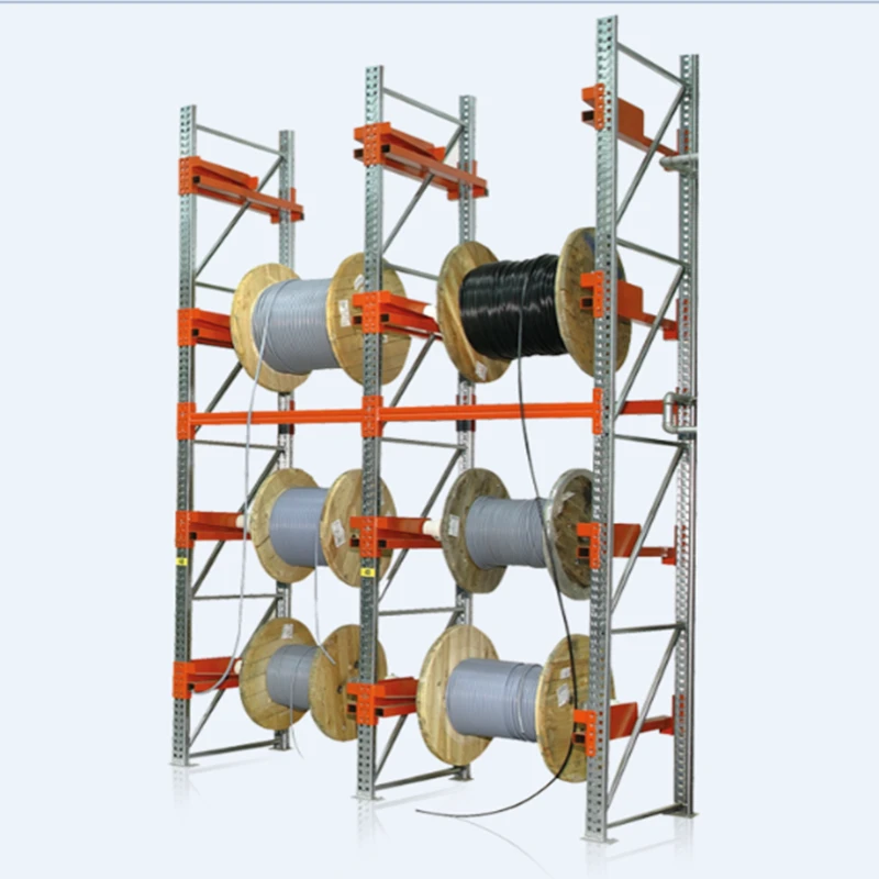 Industrial automation cable reel storage