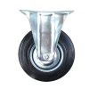 Industrial Back Rubber Fixed 8 Inch Caster Wheel