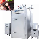 industrial chicken smokehouse oven/smokehouse oven for making smoked fish, chicken, meat, sausage, salami, food