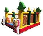 Inflatable bouncer Masha and the Bear, Commercial air children trampolines, air bouncer inflatable trampoline