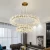Import Interior Garland Diameter for Restaurant Home Hotel  Office Ring Design Crystal Ring Chandelier from China