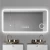 Import IP44 rating hotel led wall mirrors frameless bath mirrors bathroom lighted glass mirror from China