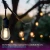 Import IP65 15M LED S14 String Lights Waterproof E27 Warm LED Retro Edison Filament Bulb Outdoor Street Garden Patio Holiday Lighting from China