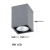 IP65 waterproof surface mounted downlight ceiling 6W 8W 12W outdoor led downlight for hotel bathroom