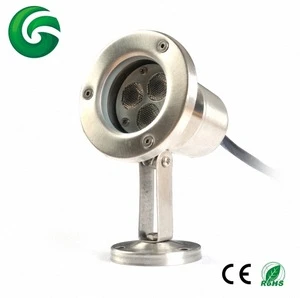 IP68 stainless steel 3*3W RGB  LED Underwater Light with 3 years warranty