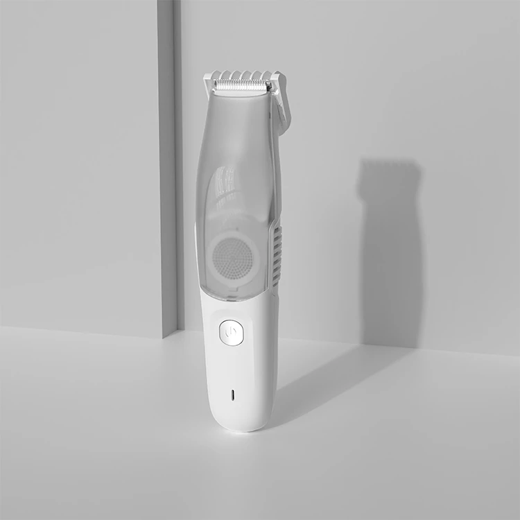 IPX7 Vacuum Hair Clipper Trimmer Beard Trimmer Easy Use Adjustable Guide Comb Two Speed Setting Suction Trimmer
