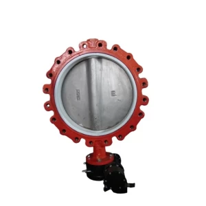 ISO 5752 hand wheel gear gearbox operated butterfly valve
