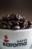 Italy Karoma Coffee Beans Arabica and Robusta Premium Decaffeinated Coffee Beans