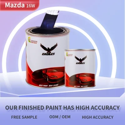 Japan Mazda-16W Acrylic Car Ready-Mixed Paint Finished Paint Manufactures with Tinting System