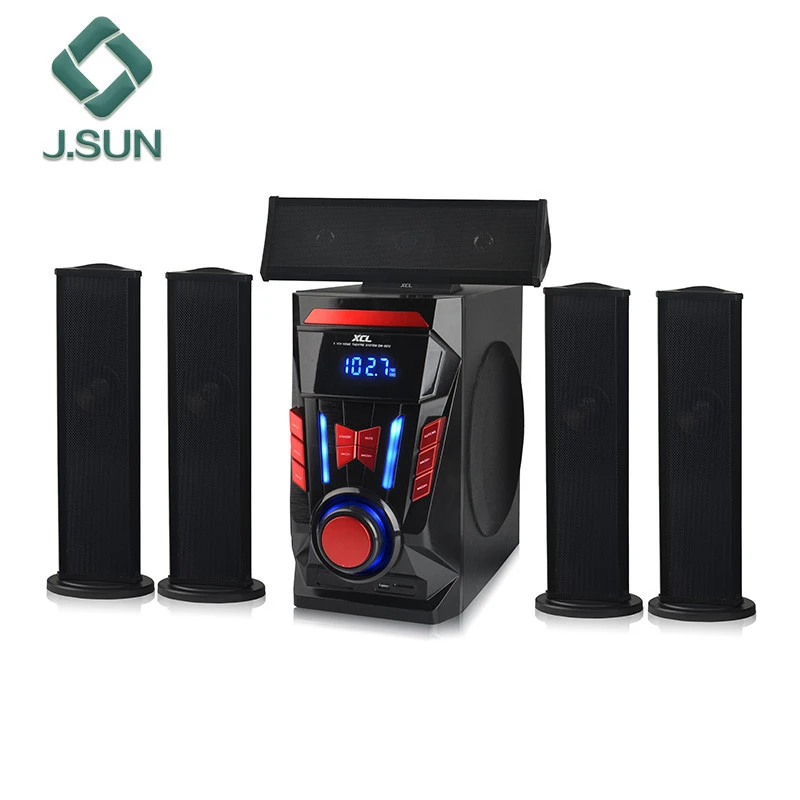 J.SUN Home theater system 5.1 speakers wireless systems for Africa and Asia Market (DM-6572)