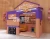 Import kid preschool education used wooden cubby indoor play house kids playhouse from China