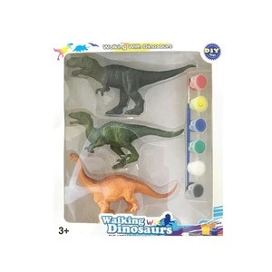 Kids DIY painting dinosaur water color drawing kits for children