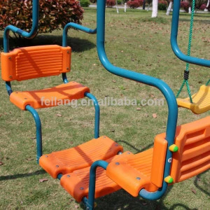 Kids Four Seat Garden Camping Outdoor Patio Metal Multifunction Safety Swing Chairs