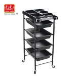 KIKI NEWGAIN Beauty Salon Spa Styling Station Trolley Equipment Rolling Storage Tray Cart