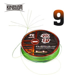 KINGDOM Fishing Lines 9 Strands Braided PE Line Super Stiff and Strong 150m 9 Sizes Available Imported Best Quality Fishing Line