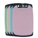 Kitchen Cutting Board Natural Wheat Straw Non-Slip Vegetables Fruit Chopping Board Dishwasher Safe 4 colors available