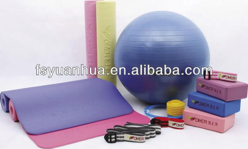 Buy Kits Fitness Equipment Yoga Mat ,yoga Ball And Yoga Brick from ...