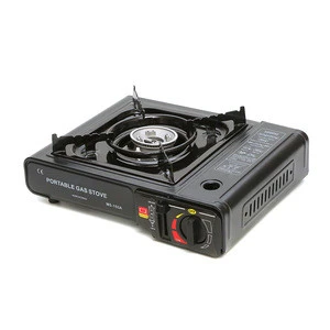 Korean style Table Mini 1 burner cooktop Outdoor stove camping portable gas stove single burner with gas control knob size china