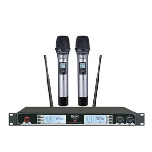 KU-3033 KEBIT Low  price  Wireless Microphone system for Teacher/Karaoke/Public Speaking 2 Handhelds