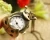 Import Ladybird Watch Simple Round Antique Bronze Round Pocket Watch Necklace Pendant Ladybird Watch from China