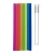 Import Large Size Flexible Silicone Straws,Reusable Drinking Straw with Brush from China