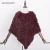 Import Latest design women real fur cape knitted rabbit fur shawl from China