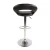 Import Leather Kitchen Breakfast Bar Stools with Crescent Shaped Backrest for Kitchen Bar Counter from China