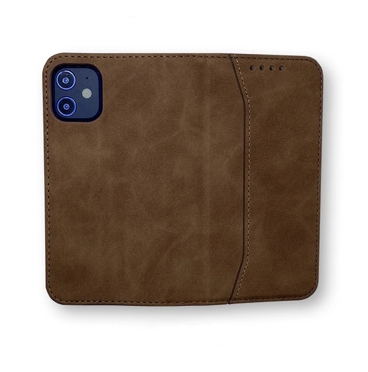 leather mobile phone case for iphone 12 case