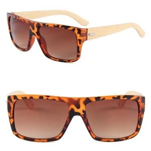 Leopard Bamboo Sunglasses