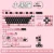 Import Little Black Cat Keycap MDA Height PBT Personality Cute Replacement RK VGN Mechanical Keyboard Keycaps from China